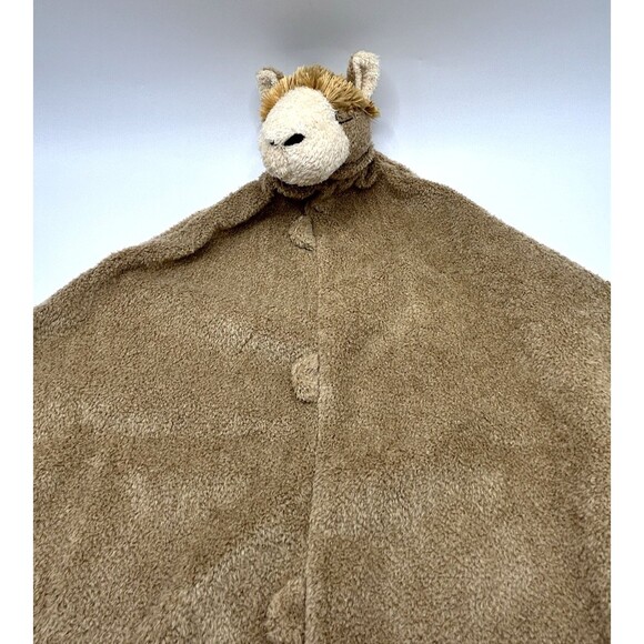 Angel Dear Baby Boy Llama Brown Lovey Security Blanket Soft - Picture 3 of 12